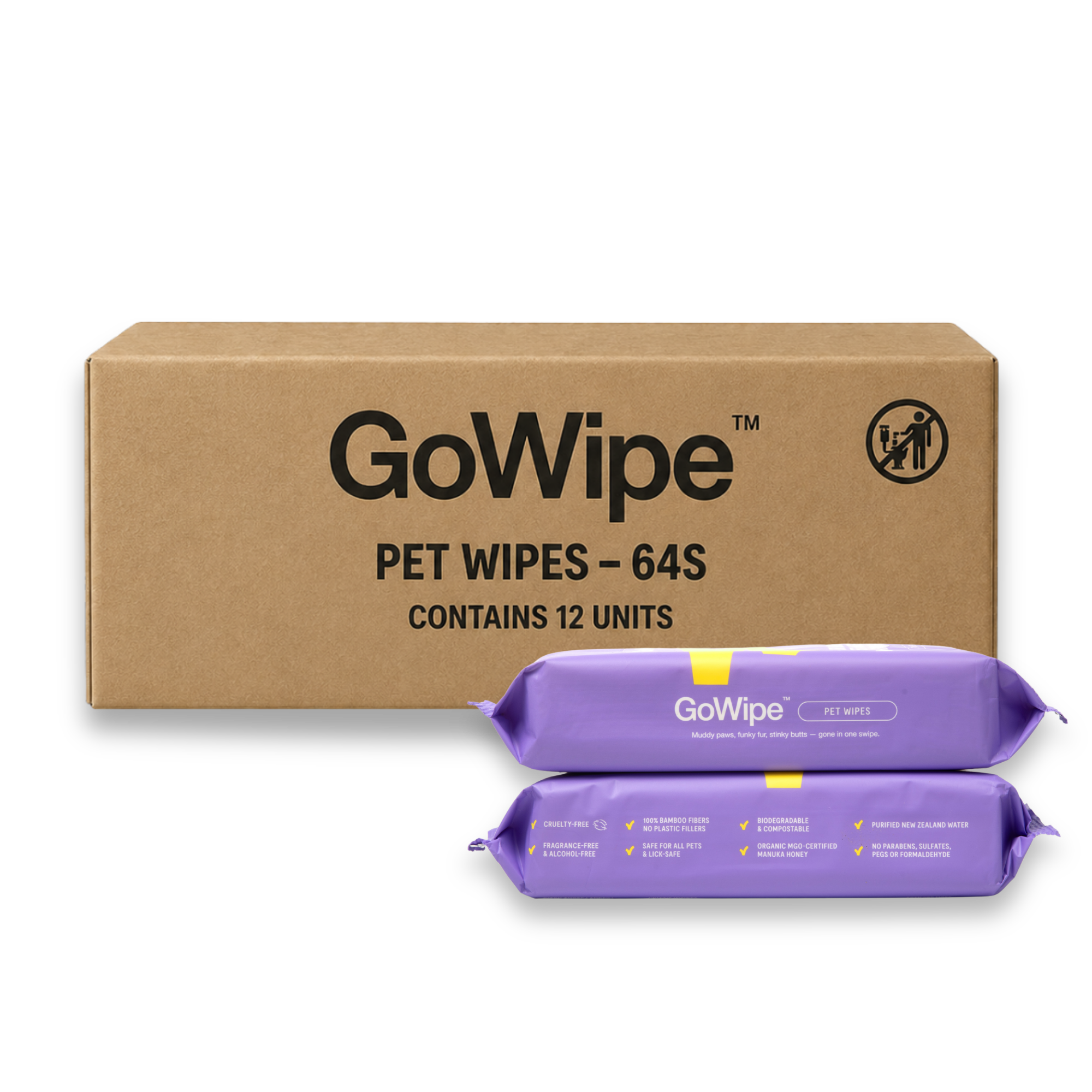 PET WIPES BULK CASES