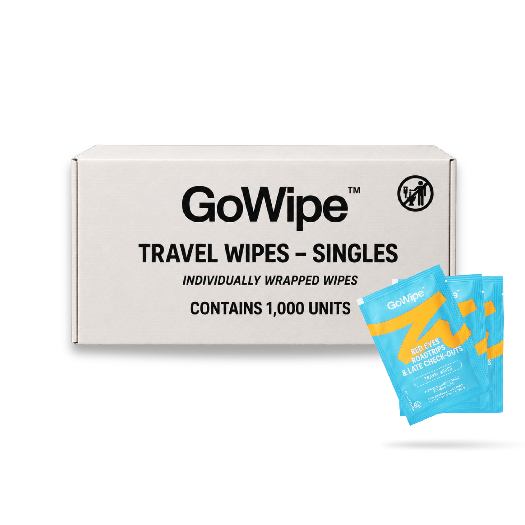 TRAVEL WIPES BULK CASES